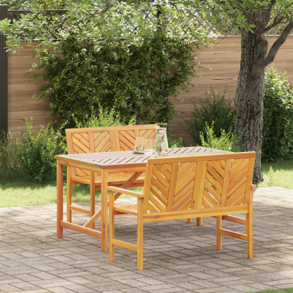Set mese grădină 3 piese lemn masiv acacia GartenMobel Dekor