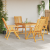 Scaune de Grădină Reclinabile 4 pcs Lemn Solid de Acacia GartenMobel Dekor
