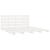 Cadru de pat Small Double, alb, 120x190 cm, lemn masiv pin GartenMobel Dekor