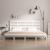 Cadru de pat Small Double, alb, 120x190 cm, lemn masiv pin GartenMobel Dekor