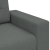 Set canapea, 3 piese, perne gri închis, textil GartenMobel Dekor