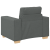 Set canapea, 3 piese, perne gri închis, textil GartenMobel Dekor
