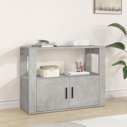 Servantă, gri beton, 80x30x60 cm, lemn prelucrat GartenMobel Dekor