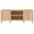 Dulap pentru discuri stejar sonoma 121x38x48 cm, lemn prelucrat GartenMobel Dekor
