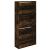 Pantofar, stejar fumuriu, 60x21x125,5 cm, lemn compozit GartenMobel Dekor