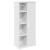 Dulap de baie cu suport role, alb, 39x22x90 cm GartenMobel Dekor