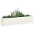 Jardinier alb 200x40x40 cm Oțel laminat la rece GartenMobel Dekor