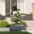 Jardinieră Antracit 100x100x40 cm Oțel GartenMobel Dekor