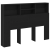 Capitonaj Cabinet - Stejar Negru, 140x19x103.5 cm, Fabricat din Lemn Prelucrat GartenMobel Dekor
