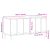 Dulap pentru discuri, stejar negru 100x38x48 cm lemn prelucrat GartenMobel Dekor