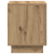 Noptiere, 2 buc. stejar artizanal, 45x34x47 cm, lemn prelucrat GartenMobel Dekor