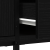 Dulap TV cu sertar, stejar negru, 200x25x44 cm, lemn prelucrat GartenMobel Dekor