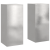 Suporturi plante pilon exterior 2 buc. 24x24x55 cm oțel inox. GartenMobel Dekor
