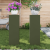 Suporturi plante pilon exterior 2 buc. oliv 24x24x75 cm oțel GartenMobel Dekor