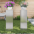 Suporturi plante pilon exterior 2 buc. 24x24x75 cm oțel inox. GartenMobel Dekor
