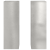 Suporturi plante pilon exterior 2 buc. 24x24x75 cm oțel inox. GartenMobel Dekor