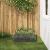 Ghiveci de Grădină 3-Tier 90x90x35 cm Oțel Antracit GartenMobel Dekor