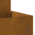 Jardinieră de grădină, 100x100x48 cm, oțel corten GartenMobel Dekor