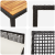 Set de Dining Grădină cu Perne Negru Ratan Poly GartenMobel Dekor