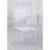 Set 4 scaune bucatarie/living, Ethel, piele ecologica, metal, alb, 41x50x91 cm GartenVIP DiyLine