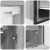 Set mobilier baie, 5 piese, gri sonoma, lemn prelucrat GartenMobel Dekor