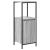 Set mobilier baie, 5 piese, gri sonoma, lemn prelucrat GartenMobel Dekor