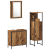 Set mobilier baie 3 piese Lemn Vechi Lemn Ingineresc GartenMobel Dekor