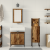 Set mobilier baie 3 piese Lemn Vechi Lemn Ingineresc GartenMobel Dekor