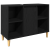 Set mobilier baie  3 piese stejar negru lemn prelucrat GartenMobel Dekor