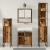 Set Mobilier Baie 4 piese din Lemn Vechi GartenMobel Dekor
