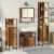 Set Mobilier Baie 4 piese din Lemn Vechi GartenMobel Dekor