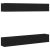 Set dulap TV, 4 piese, de perete, stejar negru, lemn prelucrat GartenMobel Dekor