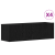 Set dulap TV, 4 piese, de perete, stejar negru, lemn prelucrat GartenMobel Dekor