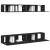 Set dulap TV, 4 piese, de perete, stejar negru, lemn prelucrat GartenMobel Dekor