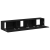 Set de dulap TV 2 piese  Negru din lemn laminat GartenMobel Dekor