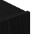 Set de dulap TV 2 piese  Negru din lemn laminat GartenMobel Dekor