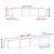 Set dulap TV, 4 piese, negru, lemn prelucrat GartenMobel Dekor