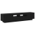 Dulap TV  cu lumini LED, stejar negru, 180x35x40 cm, din lemn prelucrat GartenMobel Dekor