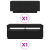 Dulap TV cu lumini LED stejar negru 200x35x40 cm lemn prelucrat GartenMobel Dekor