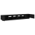 Cabinet TV cu LED-uri Stejar Negru 260x35x40 cm Lemn prelucrat GartenMobel Dekor