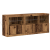 Bufet cu lumini LED Lemn Vechi 162x37x67 cm Lemn Inginerit GartenMobel Dekor