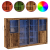 bufet  cu lumini LED lemn vechi 163x37x100 cm lemn folosit GartenMobel Dekor