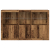 Sideboard cu LED-uri Lemn vechi 162x37x100 cm Lemn prelucrat GartenMobel Dekor