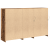 Sideboard cu LED-uri Lemn vechi 162x37x100 cm Lemn prelucrat GartenMobel Dekor