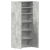 Dulap pentru Pantofi Gri Concret 80x35,5x180 cm Lemn Prelucrat GartenMobel Dekor