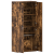 Cabinet Pantofi Stejar Afumat 80x39x180 cm Lemn Prelucrat GartenMobel Dekor
