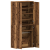 Cabinet pentru pantofi Lemn vechi 80x39x180 cm Lemn prelucrat GartenMobel Dekor