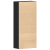 Cabinet Pantofi Stejar Negru 80x39x180 cm Lemn Ingineresc GartenMobel Dekor