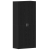 Cabinet Pantofi Stejar Negru 80x39x180 cm Lemn Ingineresc GartenMobel Dekor