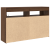 Bufet Stejar Maro Lemn Ingineresc 116 x 30 x 75 cm Bufet GartenMobel Dekor